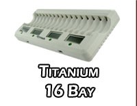 Titanium 16-Bay Charger